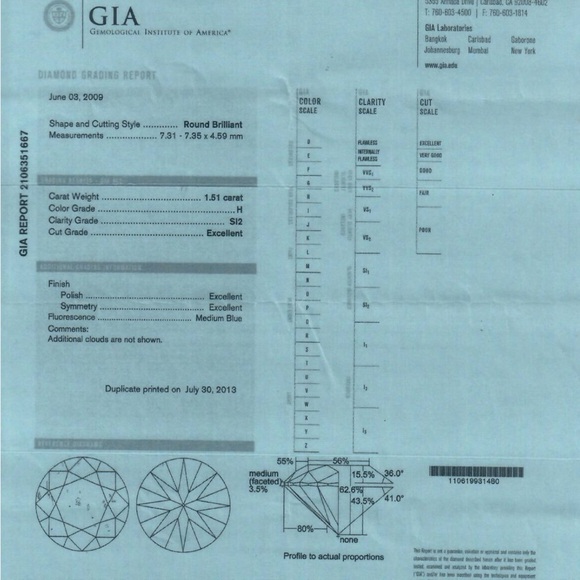 3 CARAT VINTAGE DIAMOND STUD EARRINGS! - Picture 5 of 7